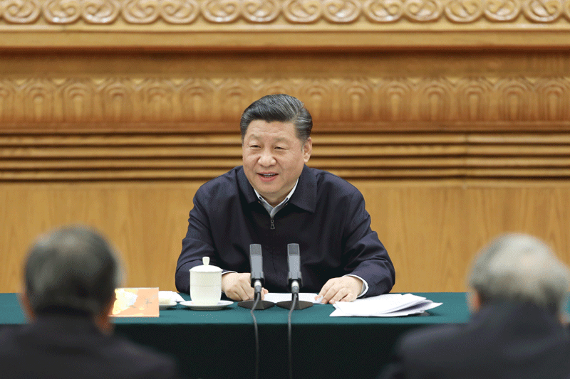 2019年3月18日，習(xí)近平總書記在北京主持召開學(xué)校思想政治理論課教師座談會并發(fā)表重要講話。